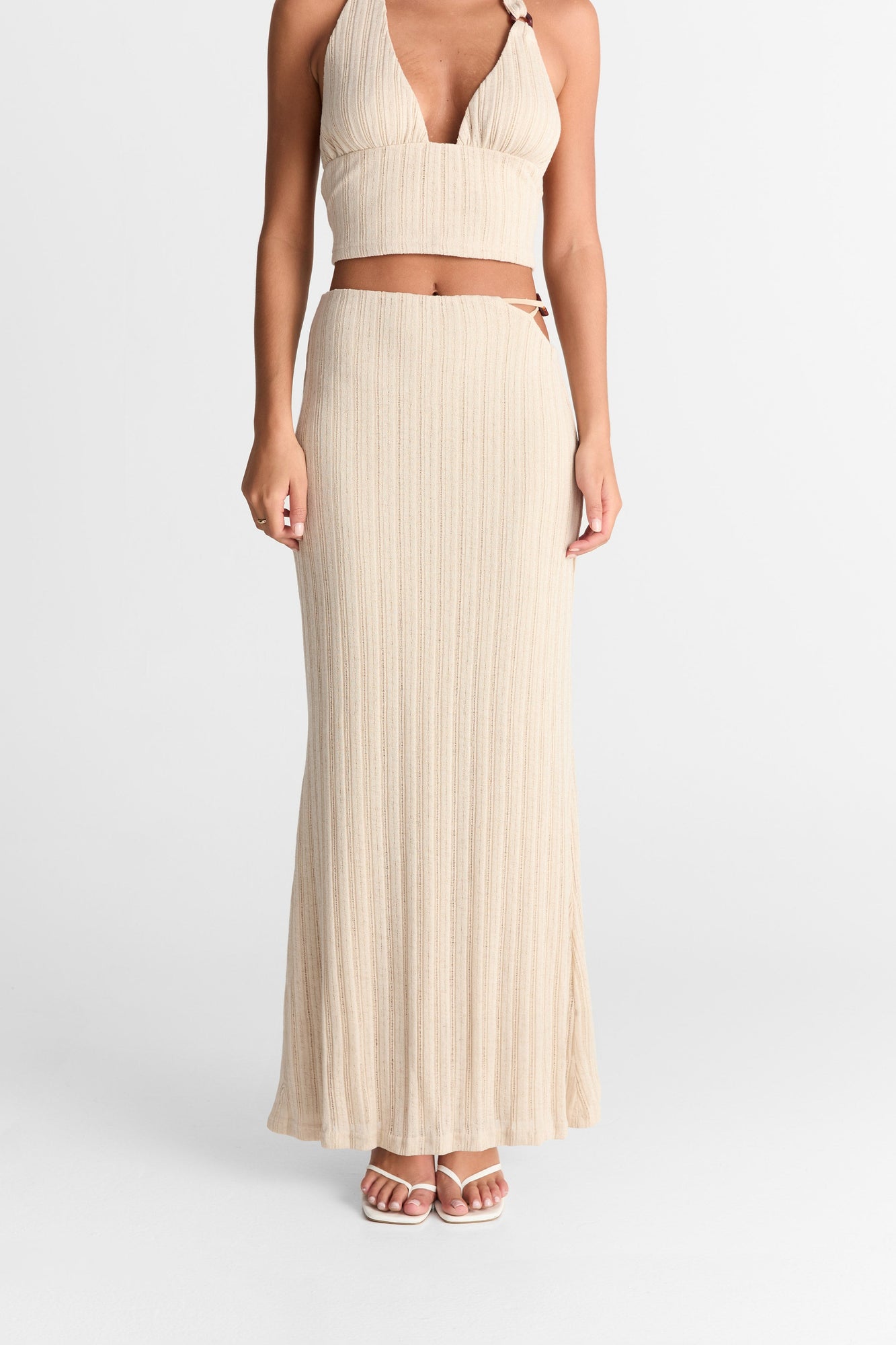 Eden Maxi Skirt | Almond