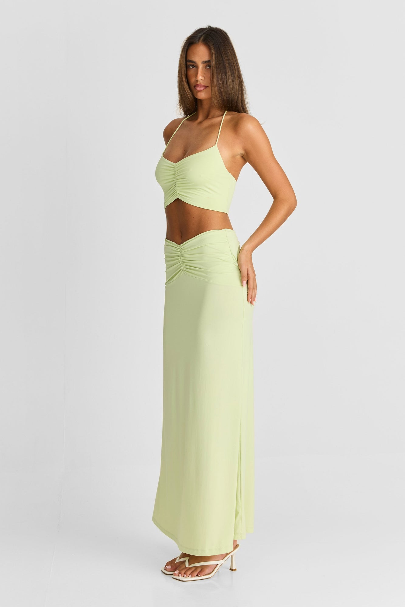 Rowan Maxi Skirt | Apple