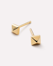 Pyramid Studs | 10K Solid Gold