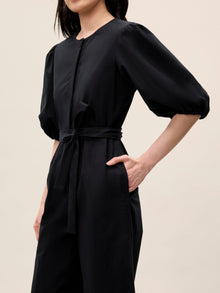 Lightweight Trench Jumpsuit | Black