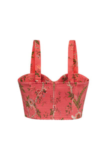 Claudine Top | Chintz Guava