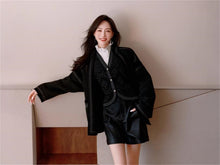 Wool Knit Vest | Black