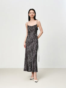 Mulberry Silk Slip Dress | Black