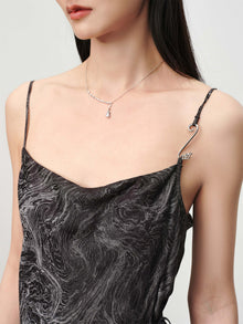 Mulberry Silk Slip Dress | Black