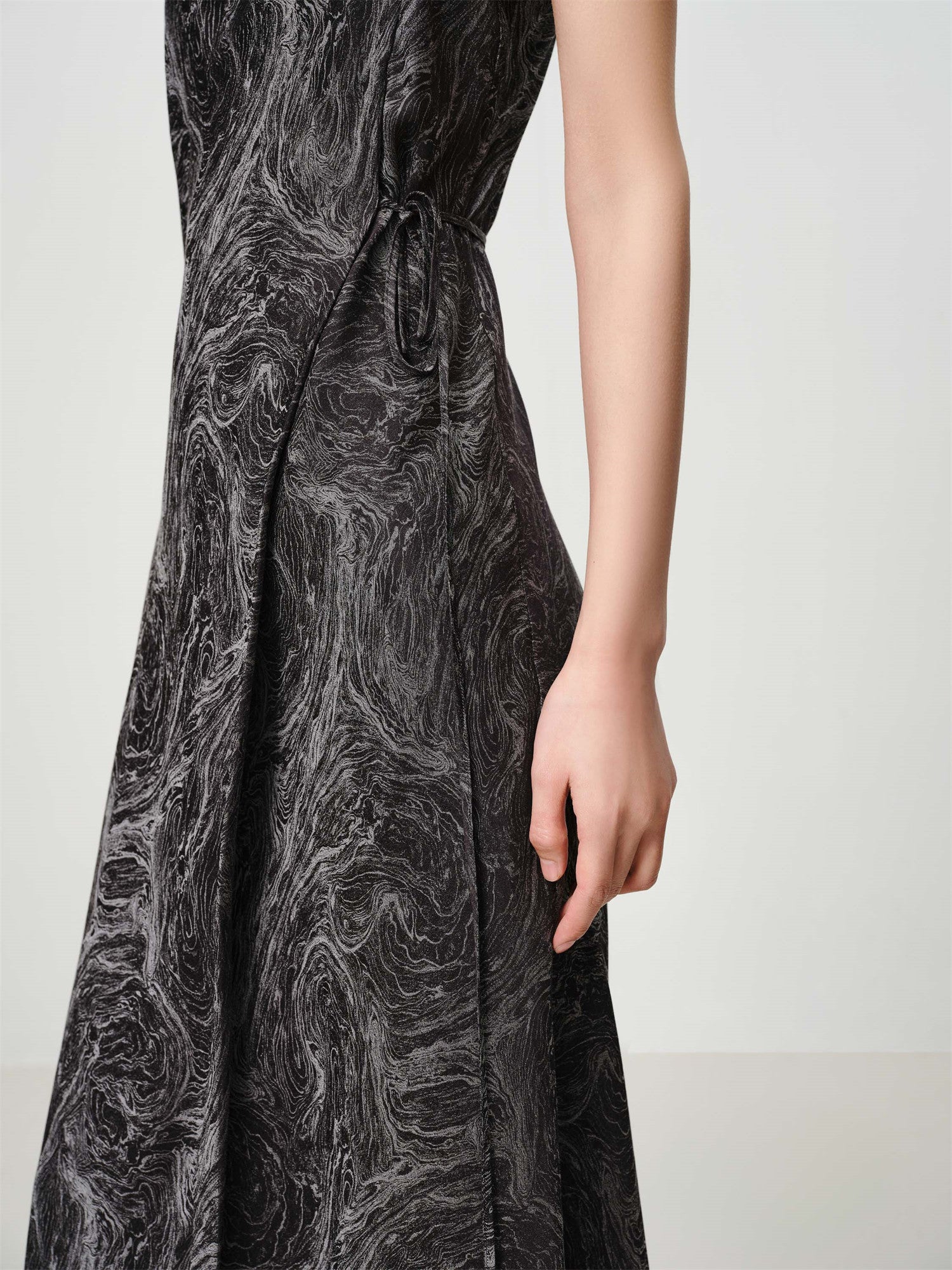 Mulberry Silk Slip Dress | Black