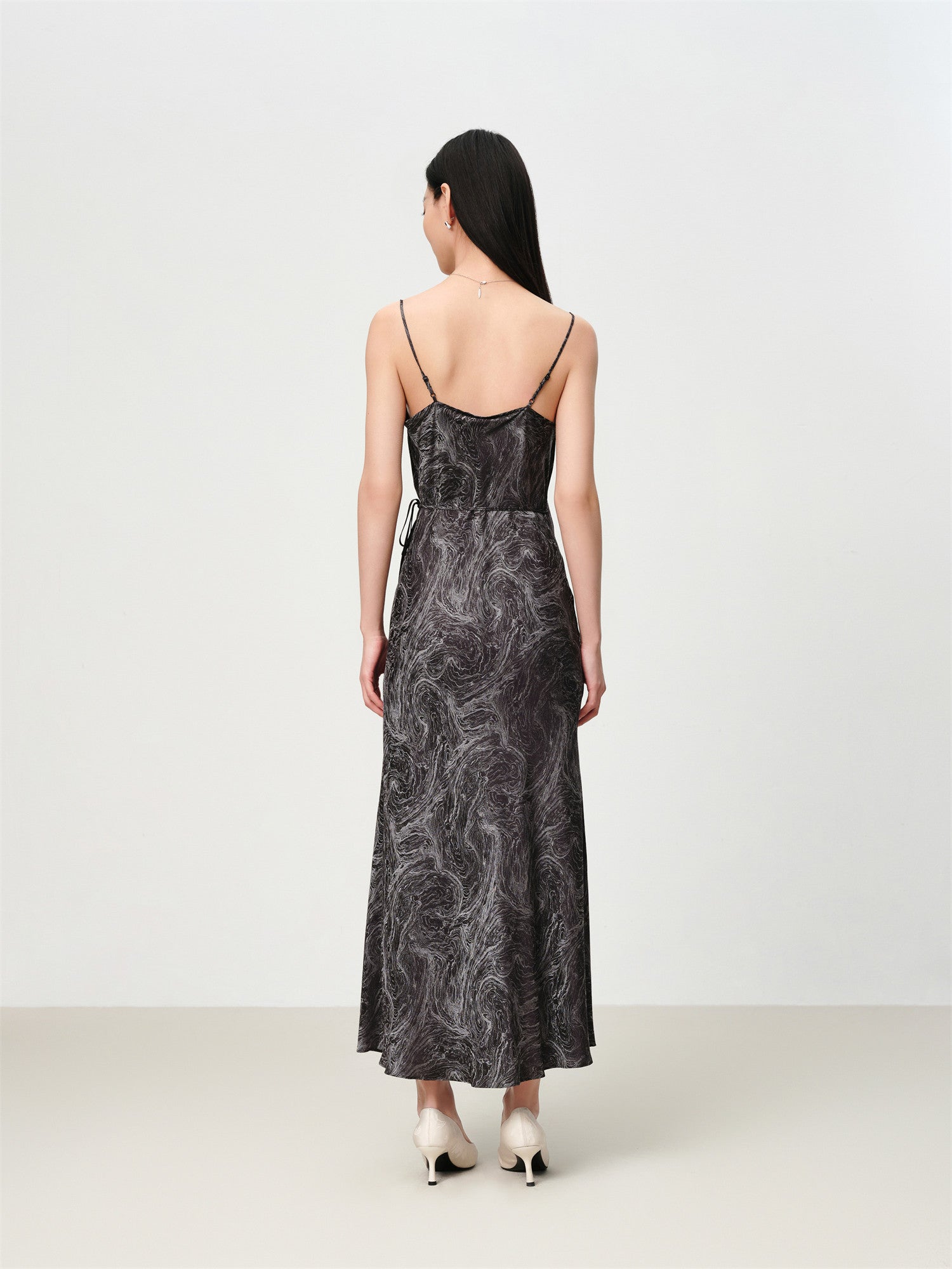 Mulberry Silk Slip Dress | Black