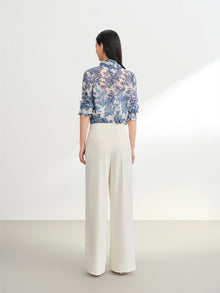 Straight-Leg Wide-Leg Casual Pants | Beige