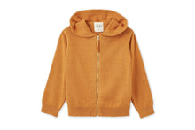 Organic Knit Cardigan | Dark Ochre