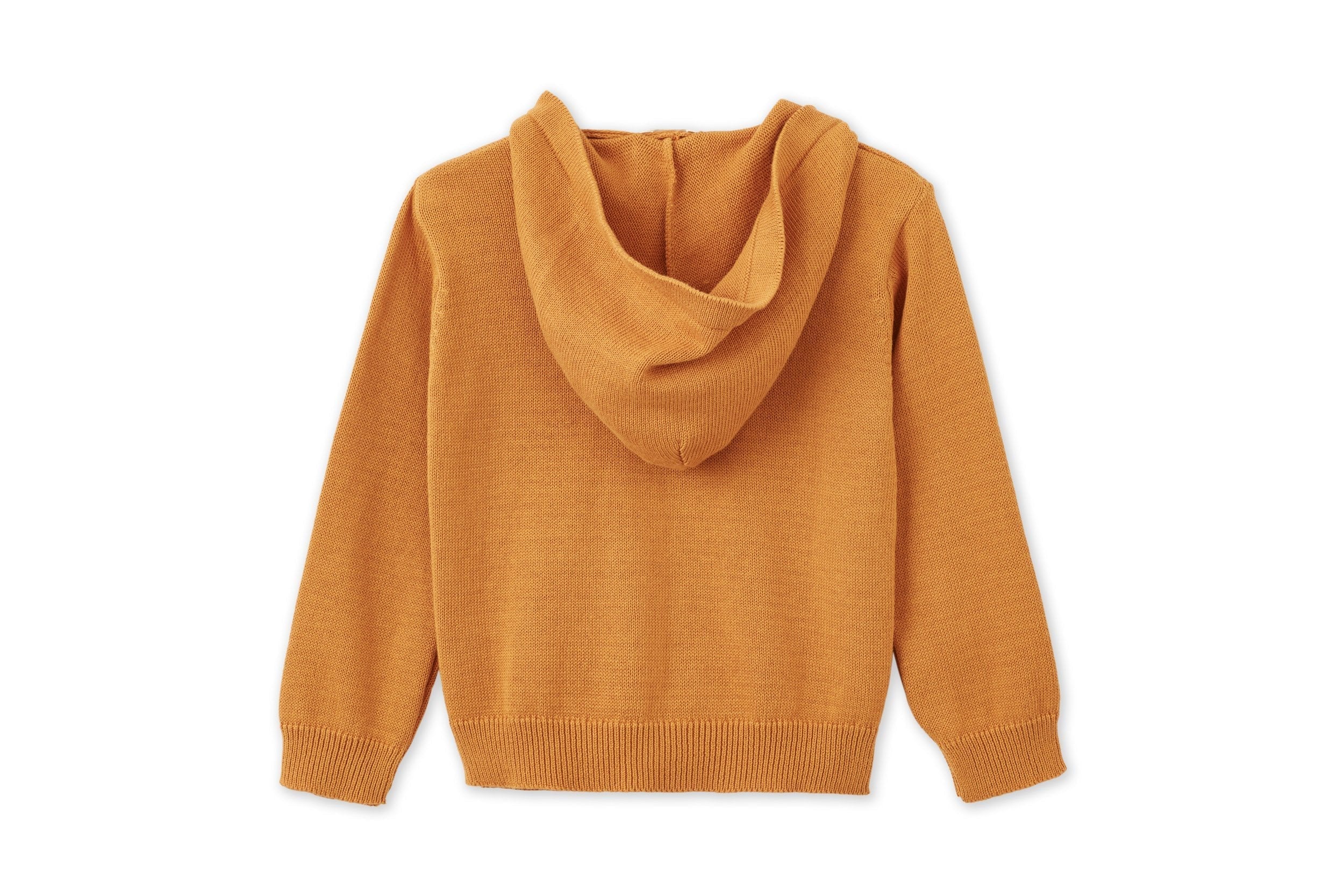 Organic Knit Cardigan | Sandstone - Mineral Dye