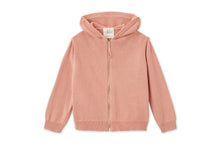 Organic Knit Cardigan | Pink Rust - Mineral Dye