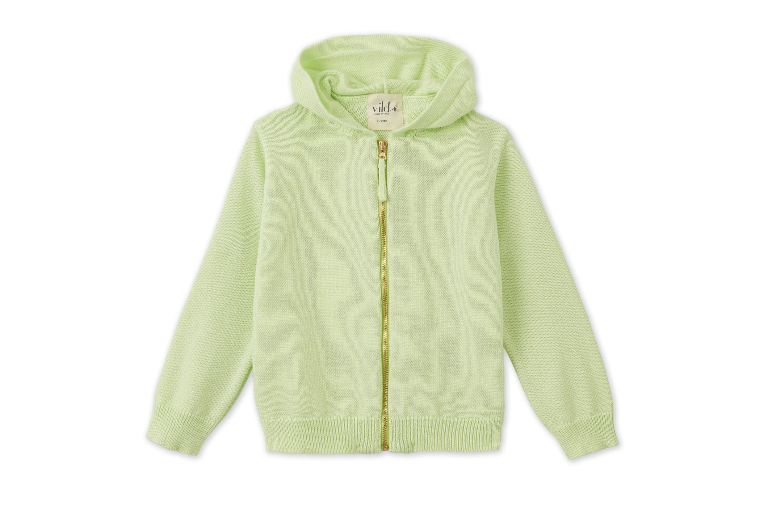 Organic Knit Cardigan | Light Green