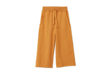 Organic Knit Wide Leg Trousers | Dark Ochre