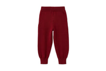 Organic Knit Joggers | Red Jasper