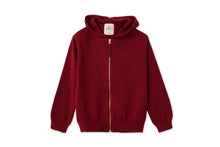 Organic Knit Cardigan | Red Jasper