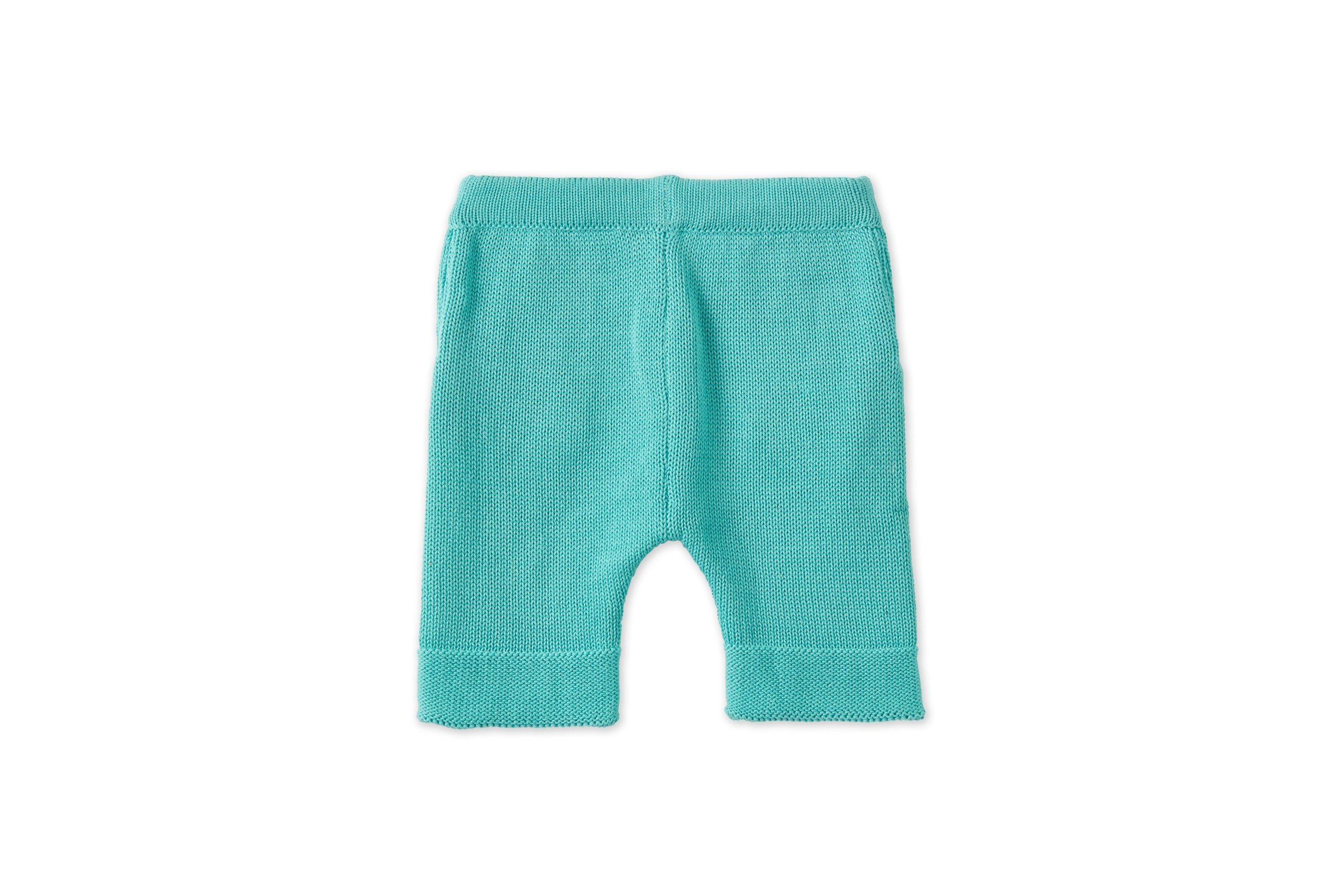 Organic Cotton Nordic Knit Shorts | Copper Green