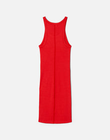 Womens | Ribbed Tank Mini Dress | Heritage Red