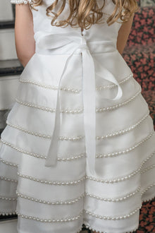 Baby Girls | Ceremony Dress | White & Pearl