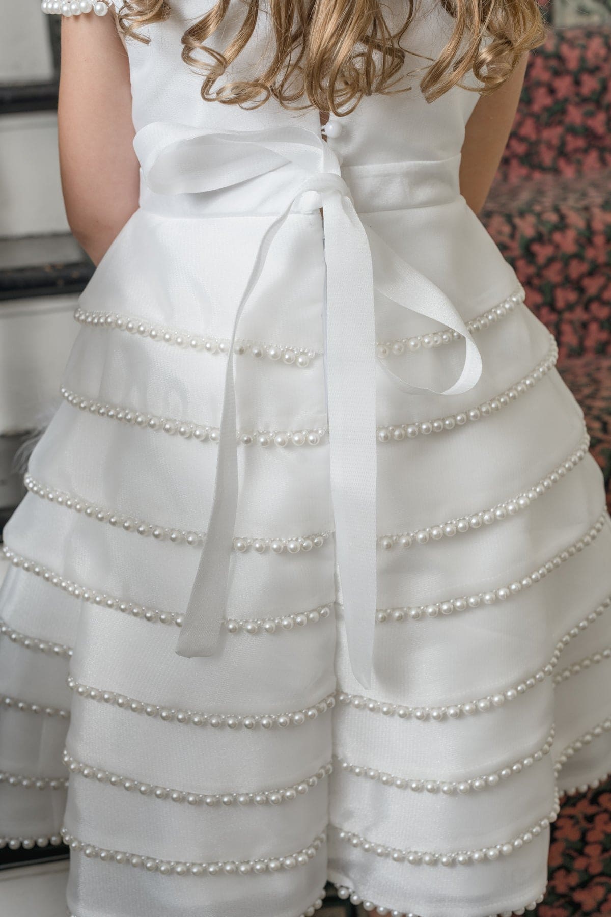 Baby Girls | Ceremony Dress | White & Pearl