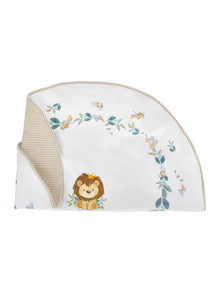Boys | Round Padded Blanket | White