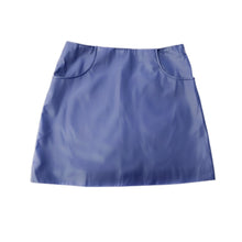 Baby Girls | Vegan Leather Skirt | Navy