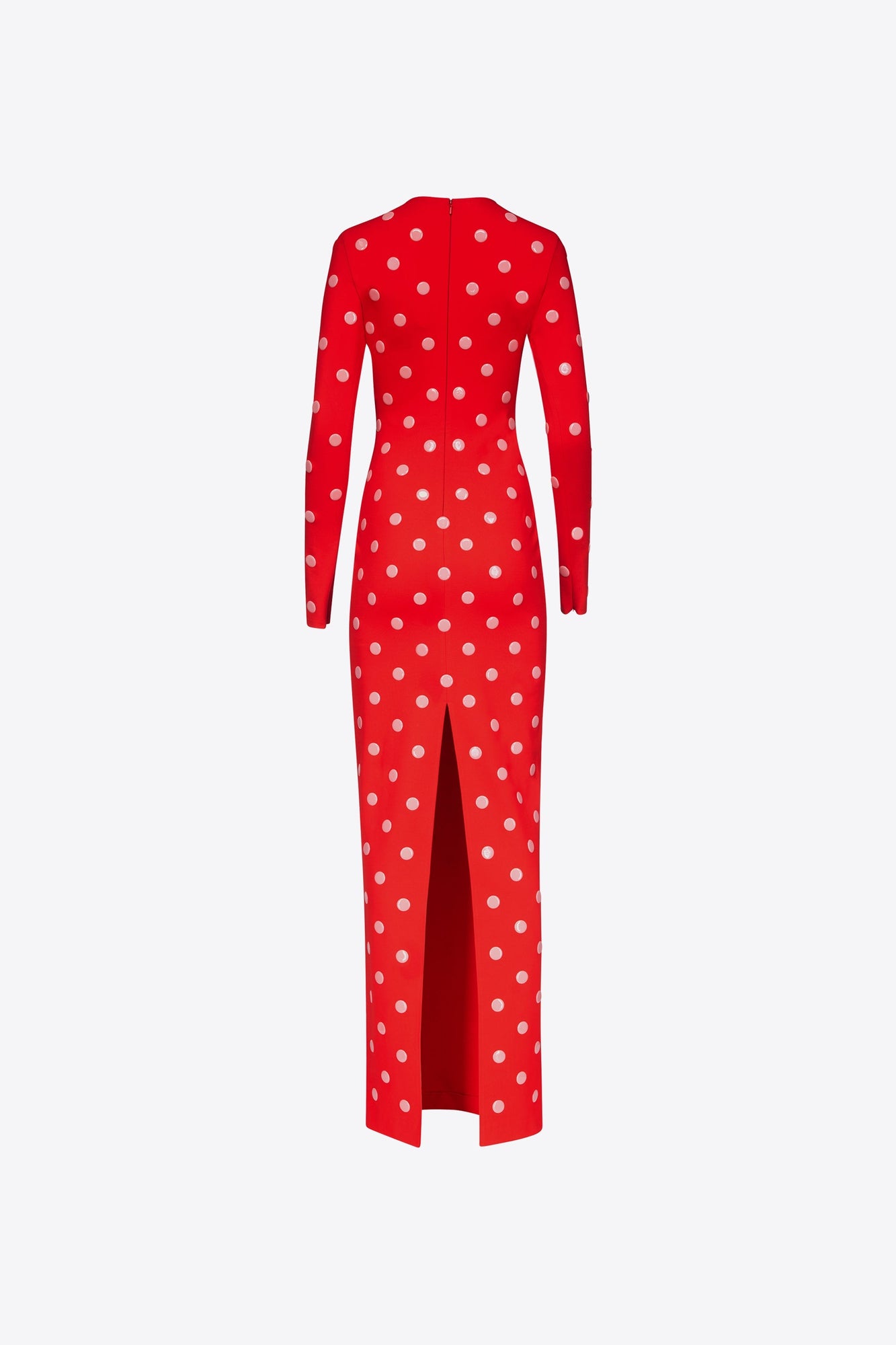 Polka Dot Long Sleeve Gown | Scarlet