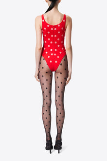 Polka Dot Bodysuit | Scarlet