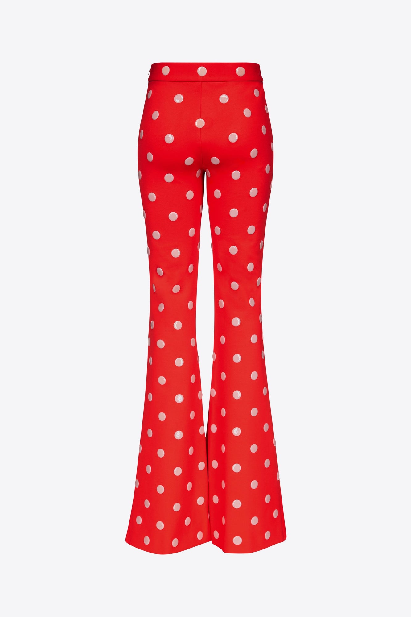 Polka Dot Flare Pant | Scarlet