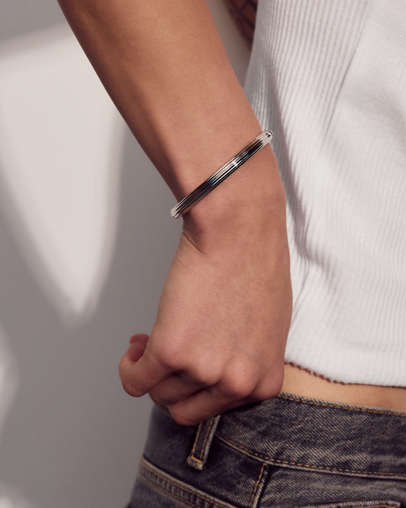 Remy Hinge Bracelet | Silver