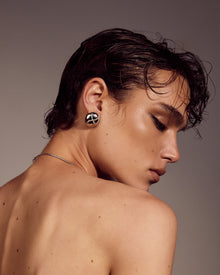 Mariner Cross Studs | Silver | Cubic Zirconia