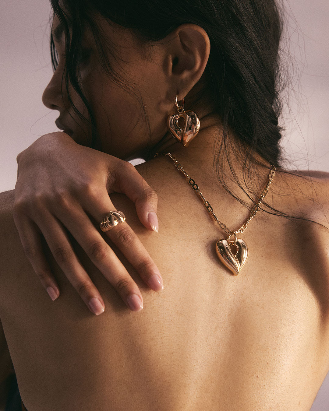 The Corazon Statement Hoops | Silver