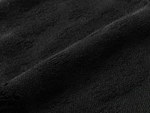 Acetate Sleeveless Round Neck Vest | Black