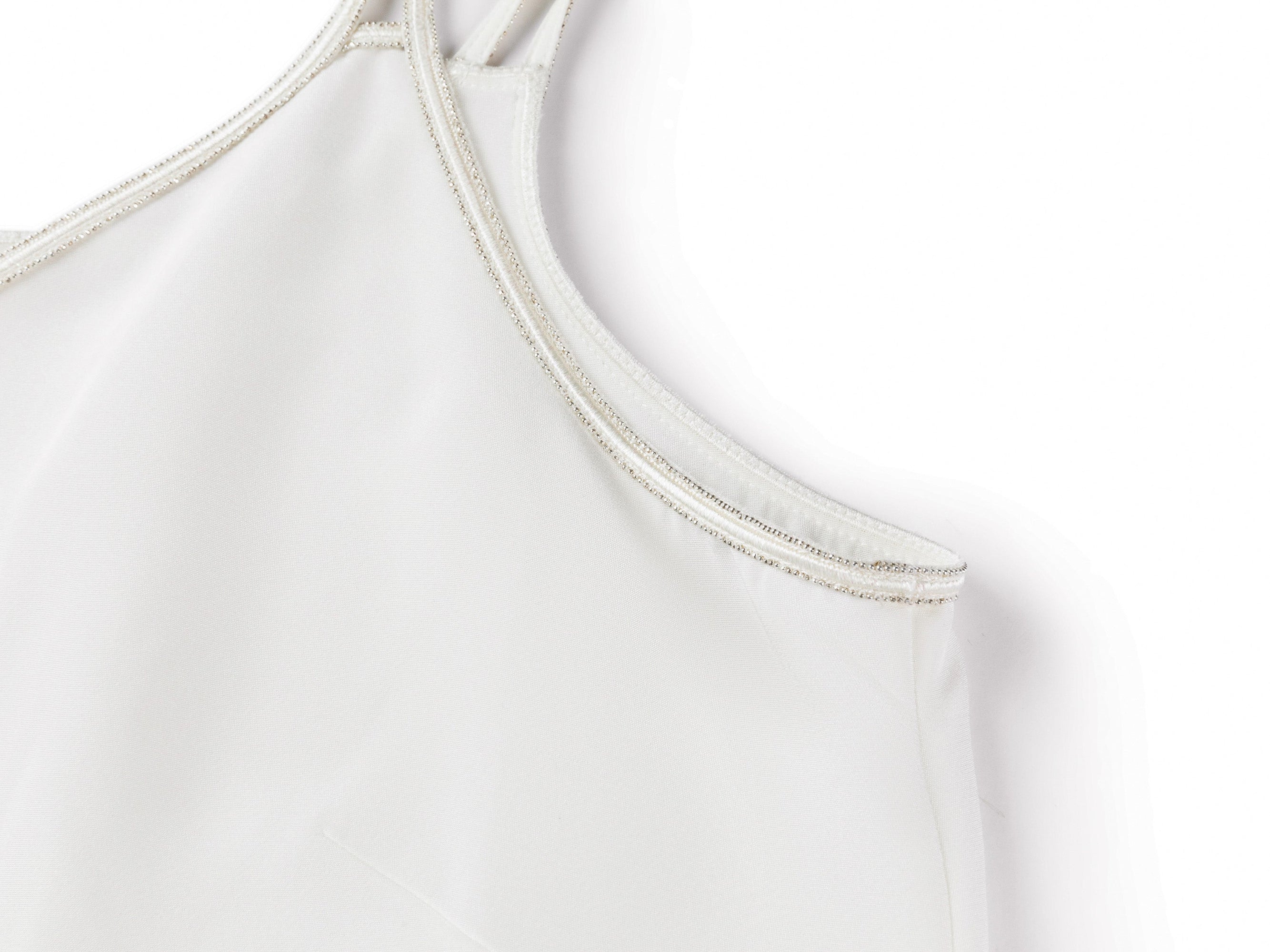 Mulberry Silk Camisole Vest | White