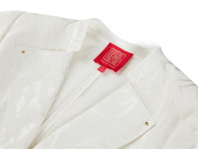 Mulberry Silk Blazer | White