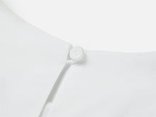 Loose Embroidered Shirt | White