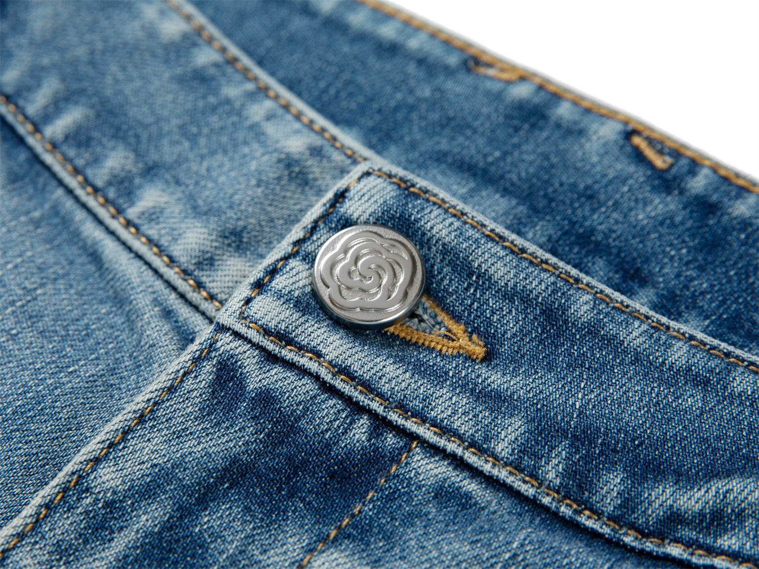 Trendy 9-Fit Flared Denim Pant | Navy