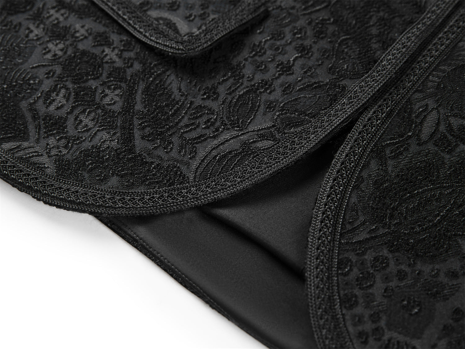 Elegant Short Chinese-style Top | Black