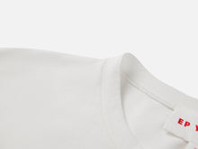 Cotton-Blend Tee | White