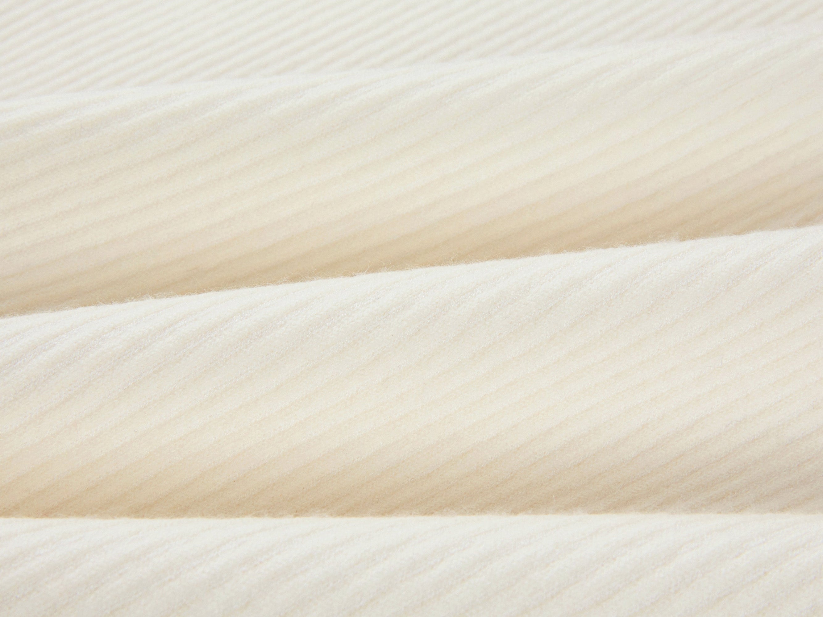 Wool Skirt | White