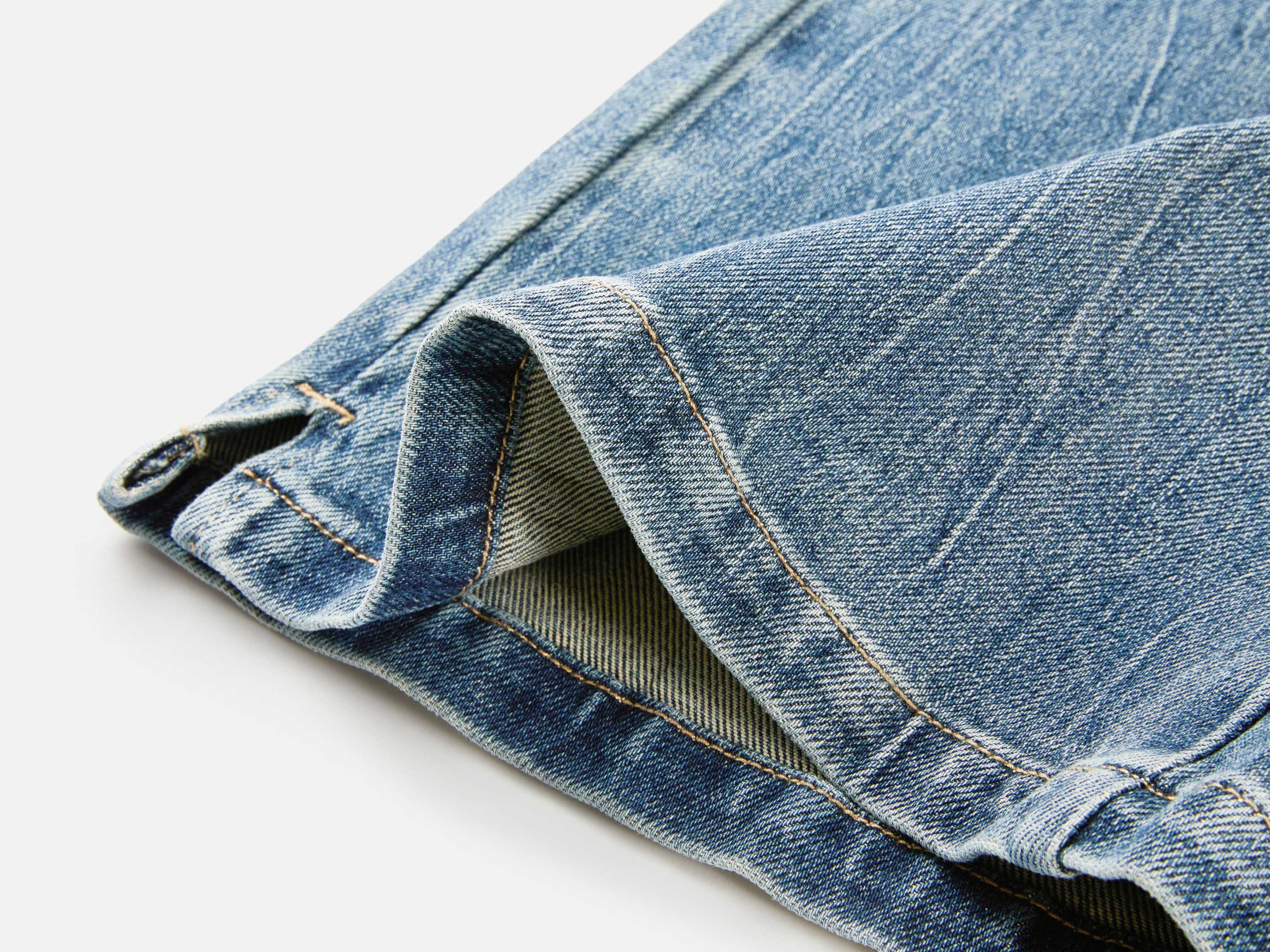 Cotton Blended Stretch Flare Pants | Blue