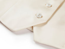 Button Knit Vest | Cream