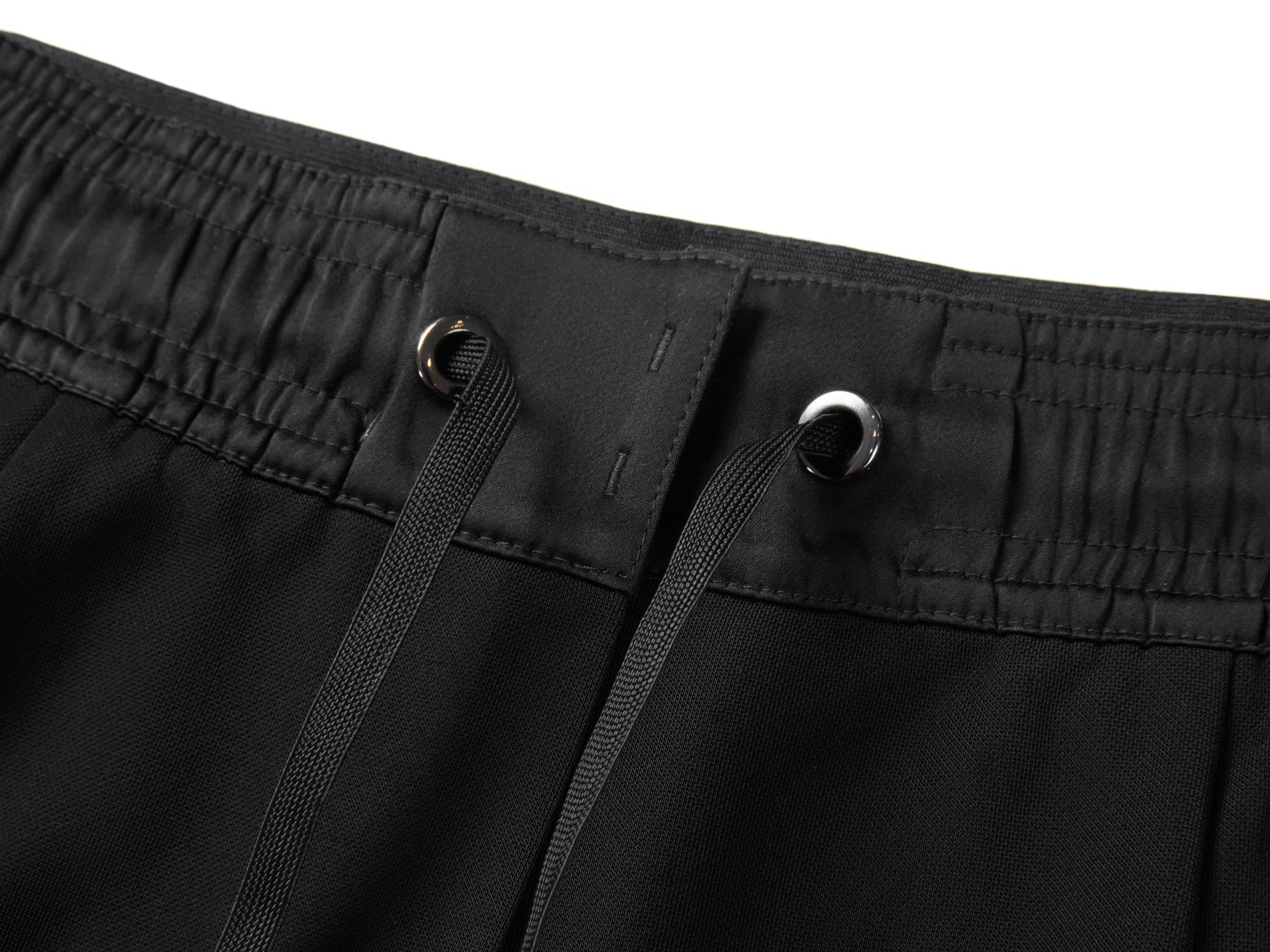 Slim Fit Wide-Leg Pant | Black