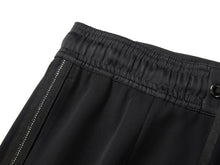 Slim Fit Wide-Leg Pant | Black