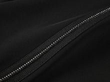 Slim Fit Wide-Leg Pant | Black