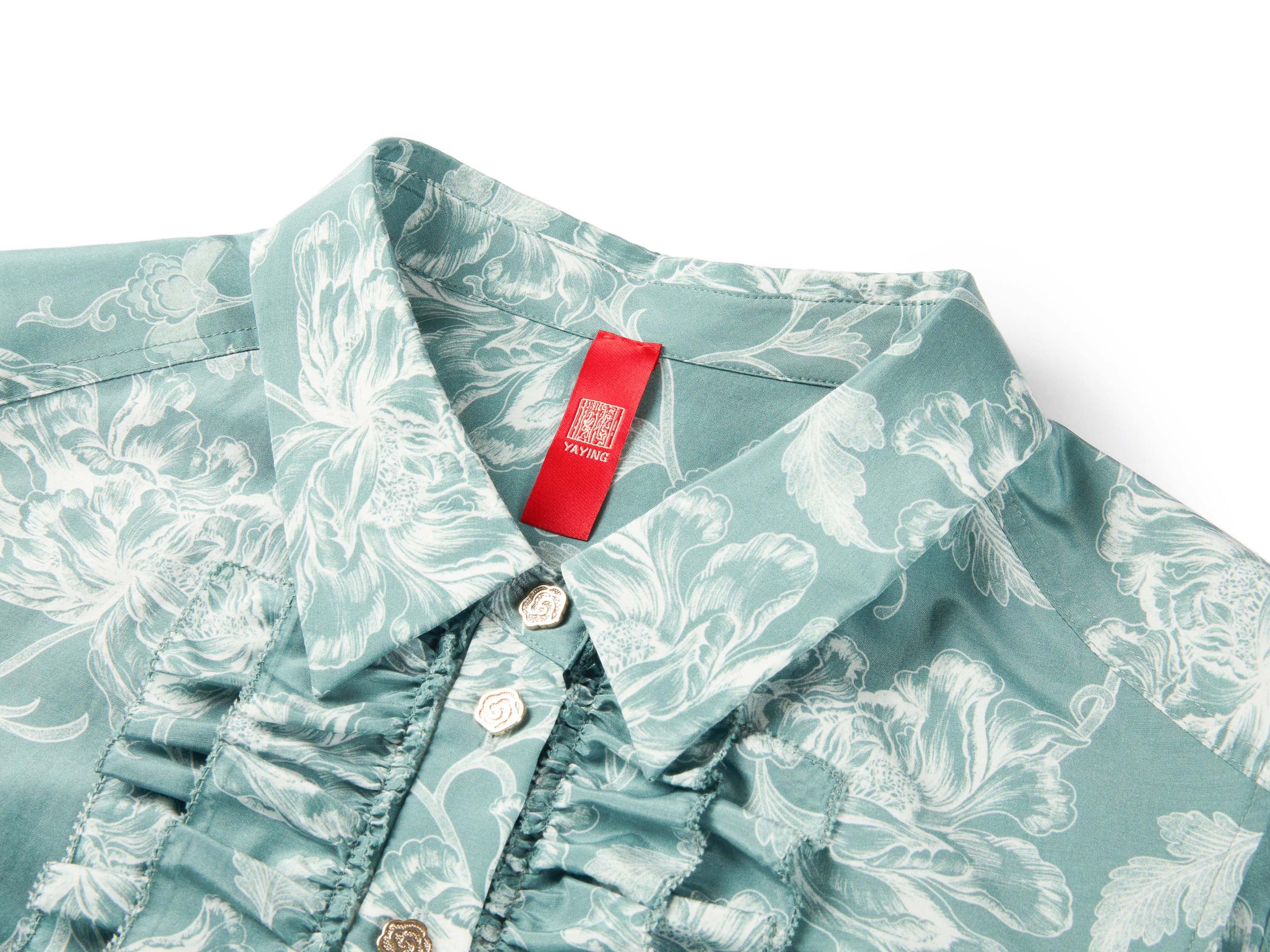 Printed Sleeveless Top | Green