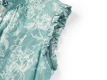 Pattern Sleeveless Dress | Green