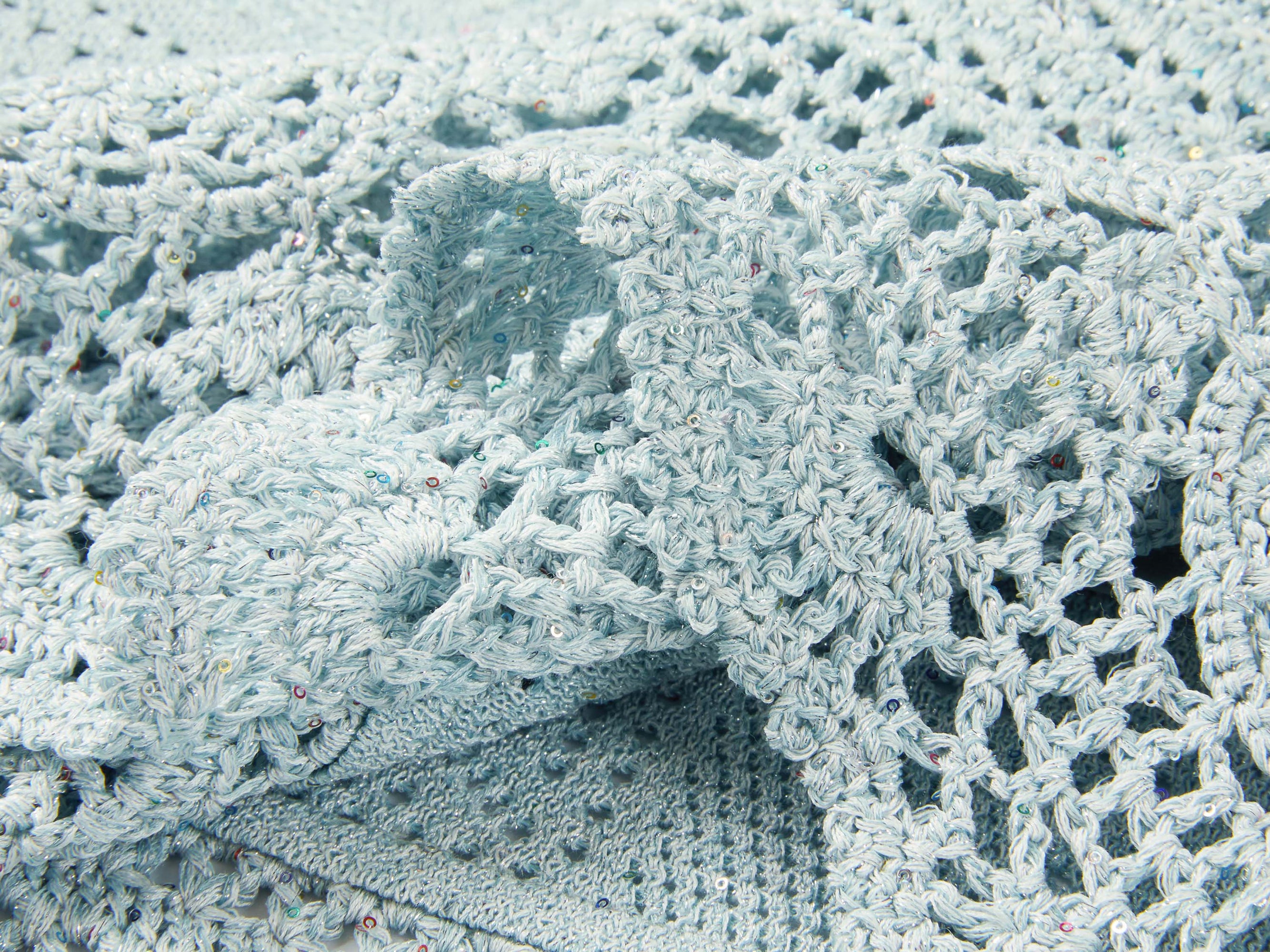 Lace Pencil Skirt | Light Blue