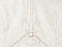 Pleated Lace Dress | Beige