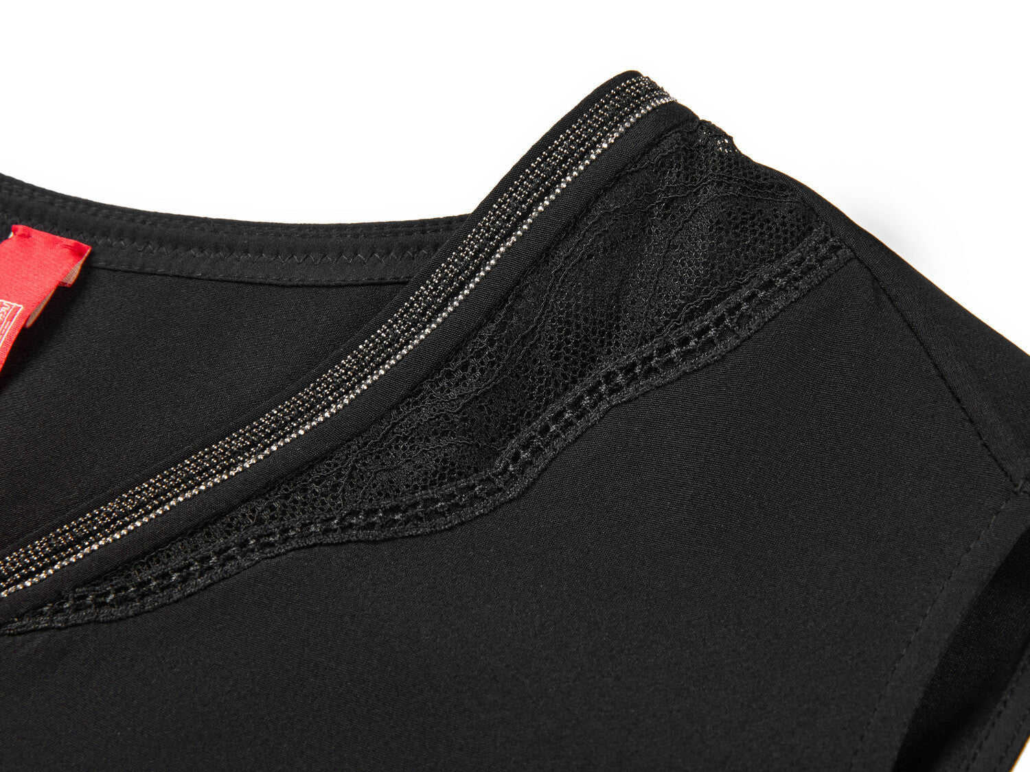 Silk Inner Sleeveless Top | Black