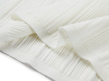 Mulberry Silk Sleeveless Knit Cardigan | White