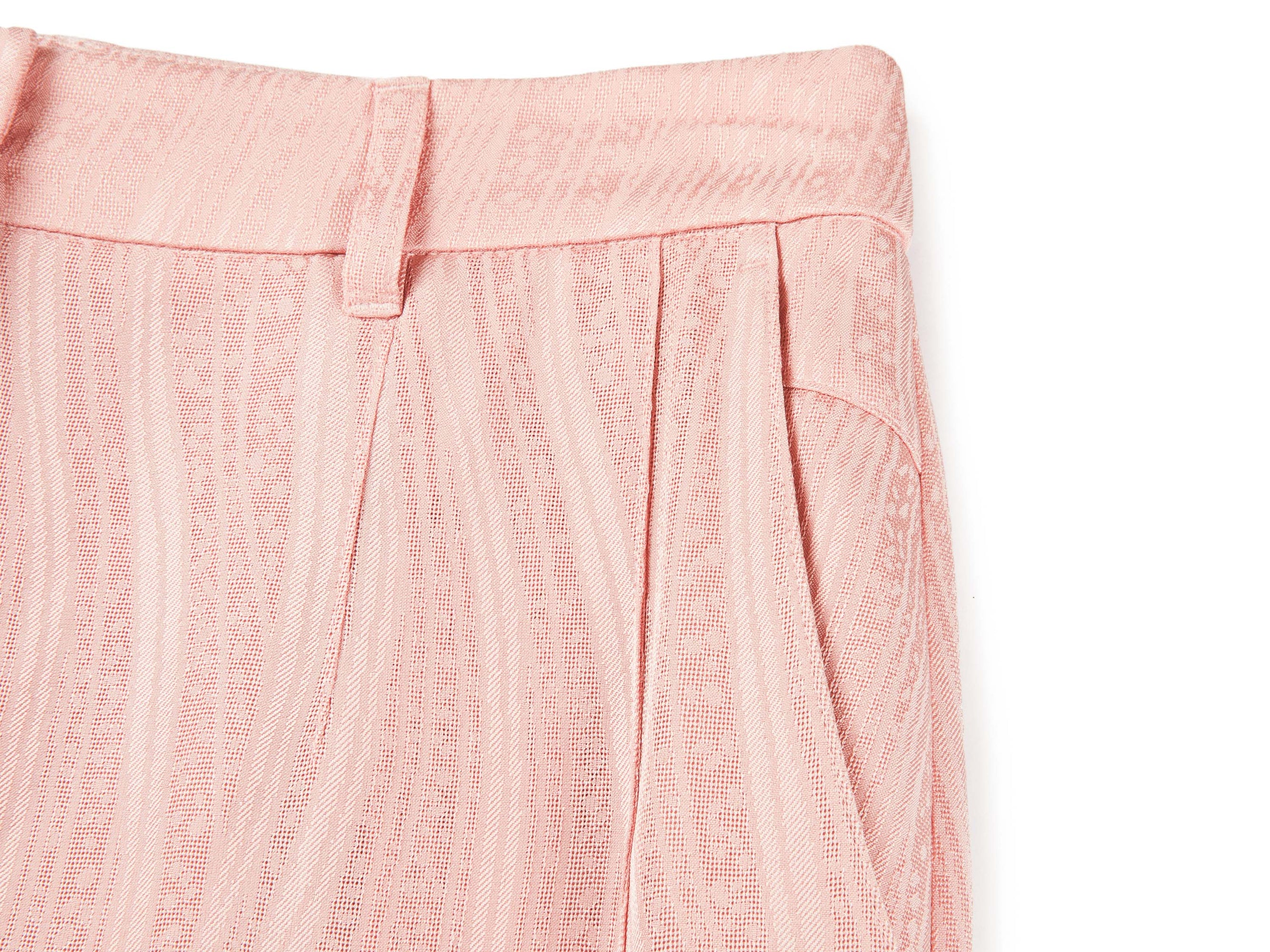 wide-leg trousers | Light Pink